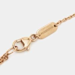 Pre Owned Piaget Possession Diamond Turquoise 18k Rose Gold Bracelet