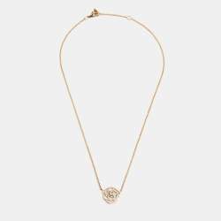 Piaget Rose Diamond 18k Rose Gold Pendant Necklace