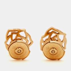 Pre Owned أقراط بياجيه ذهب وردي عيار 18 وألماس