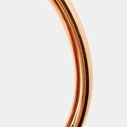 Pre Owned Piaget Possession White Chalcedony Diamonds 18k Rose Gold Bracelet 15