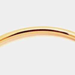Pre Owned Piaget Possession Diamond 18k Rose Gold Open Cuff Bracelet 16