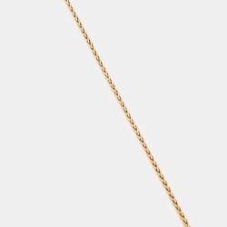 Pre Owned Piaget Possession Onyx Diamond 18k Rose Gold Long Necklace