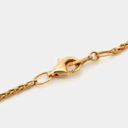 Pre Owned Piaget Possession Onyx Diamond 18k Rose Gold Long Necklace