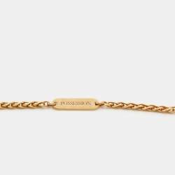 Pre Owned Piaget Possession Onyx Diamond 18k Rose Gold Long Necklace