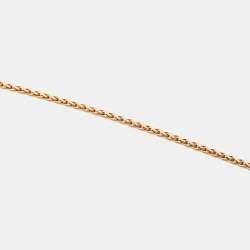 Pre Owned Piaget Possession Onyx Diamond 18k Rose Gold Long Necklace