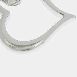Piaget 18K White Gold and Diamond Heart Pendant Necklace