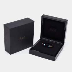 Piaget Possession Turquoise Diamond 18k Rose Gold Bracelet 15