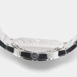 Pre Owned Piaget Black 18K White Gold Polo P10114 Unisex Wristwatch 38 mm
