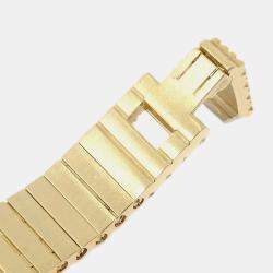 Pre Owned Piaget Limelight 15421 C626 Quartz Silver 18k Yellow Gold Women's Wristwatch 15 mm