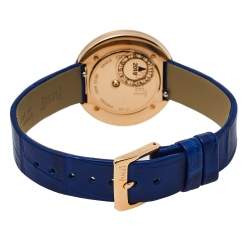 Piaget Silver 18K Rose Gold Diamond Possession P11545 Women's Wristwatch 34 mm
