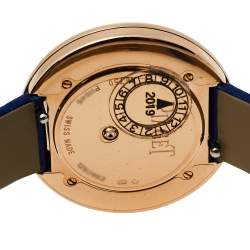 Piaget Silver 18K Rose Gold Diamond Possession P11545 Women's Wristwatch 34 mm