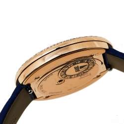 Piaget Silver 18K Rose Gold Diamond Possession P11545 Women's Wristwatch 34 mm