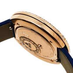 Piaget Silver 18K Rose Gold Diamond Possession P11545 Women's Wristwatch 34 mm