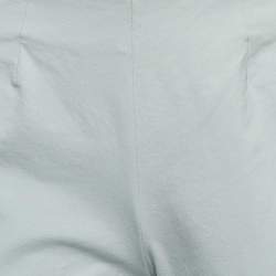 Piazza Sempione Blue Stretch Cotton Audrey Trousers M