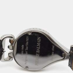 Pre Owned Pierre Balmain 3431 White Mother Of Pearl Dial Stainless Steel Women's Wristwatch 31 mm