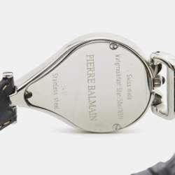 Pre Owned Pierre Balmain 3431 White Mother Of Pearl Dial Stainless Steel Women's Wristwatch 31 mm