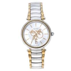 Balmain Silver Two Tone Stainless Steel Classica Lady Downtown 4072 Women's Wristwatch 35 mm