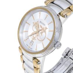 Balmain Silver Two Tone Stainless Steel Classica Lady Downtown 4072 Women's Wristwatch 35 mm