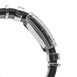 Pre Owned Balmain Silver Stainless Steel Rubber B2371.62 Women's Wristwatch 21 mm 