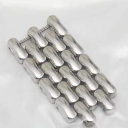 Pre Owned Balmain Mother of Pearl Stainless Steel Excessive 5451 Women's Wristwatch 32 mm