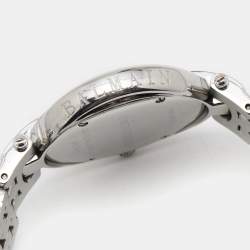 Pre Owned Balmain Mother of Pearl Stainless Steel Excessive 5451 Women's Wristwatch 32 mm