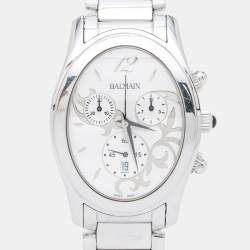 Pre Owned Balmain Silver Stainless Steel 5471 Women's Wristwatch 33 mm