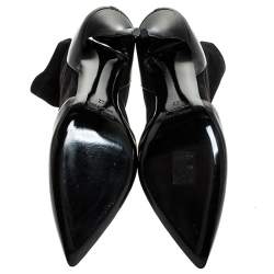 Pierre Hardy Black Suede And Leather Dolly Pointed Toe Ankle Boots Size 42