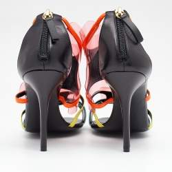 Pierre Hardy Multicolor Leather and PVC Sandals Size 39.5