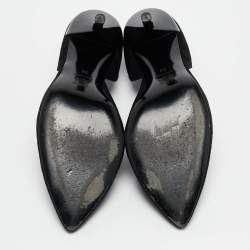 PIERRE HARDY Black Suede D'orsay Pumps Size 38