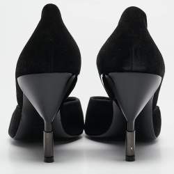 PIERRE HARDY Black Suede D'orsay Pumps Size 38