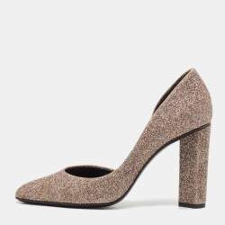 Pierre Hardy Multicolor Glitter D'orsay Pumps Size 37