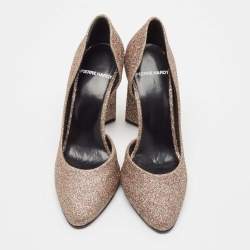 Pierre Hardy Multicolor Glitter D'orsay Pumps Size 37