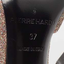 Pierre Hardy Multicolor Glitter D'orsay Pumps Size 37