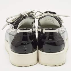 PIERRE HARDY Black Patent Leather Loafers Size 38