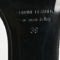 Pre Owned Pierre Hardy Black Suede JQ11 Embellished Ankle Strap Sandals Size 39