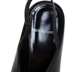 Pre Owned Pierre Hardy Black Leather Jessie Slingback Pumps Size 38.5