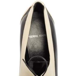 Pierre Hardy Black/white Patent And Leather Loafer Pumps Size 38