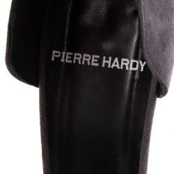 Pierre Hardy Grey/Blue Suede Mega Gem Sandals Size 38