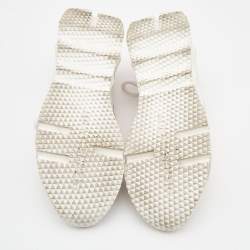 Pierre Hardy Mesh and Leather Multicolor Low Top Sneakers Size 39