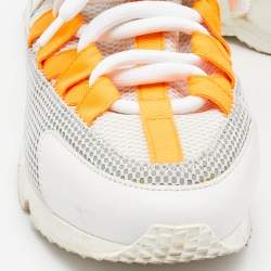 Pierre Hardy Mesh and Leather Multicolor Low Top Sneakers Size 39
