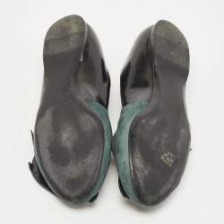 Pierre Hardy Multicolor Suede and Leather Oh Roy Eye Ballet Flats Size 40