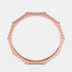 Pre Owned Place Vendome Ring Vendome VIII S 0.25 Carat Pink Gold Size 53