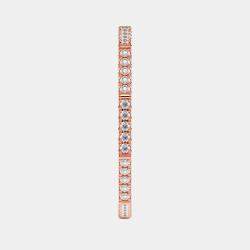 Pre Owned Place Vendome Ring Vendome VIII S 0.25 Carat Pink Gold Size 53