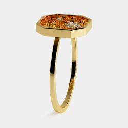 Place Vendome Ring Vendome XII 0.19 Carat Yellow Gold Size 53