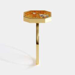 Place Vendome Ring Vendome XII 0.19 Carat Yellow Gold Size 53