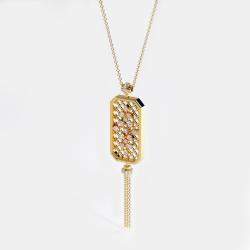 Pre Owned قلادة بلاس فاندوم ذهب أصفر فاندوم XII 0.27 قيراط