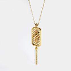 Pre Owned قلادة بلاس فاندوم ذهب أصفر فاندوم XII 0.27 قيراط