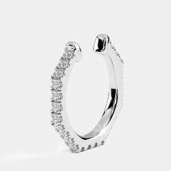 Place Vendome Mono Ear cuff  Vendome VI S ICONE  White Gold 0.12 Carat