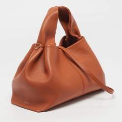 Pre Owned حقيبة هوبو بولين ناميرو نوف جلد بني كاميلي