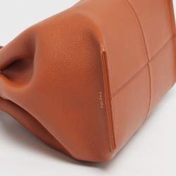 Pre Owned حقيبة هوبو بولين ناميرو نوف جلد بني كاميلي